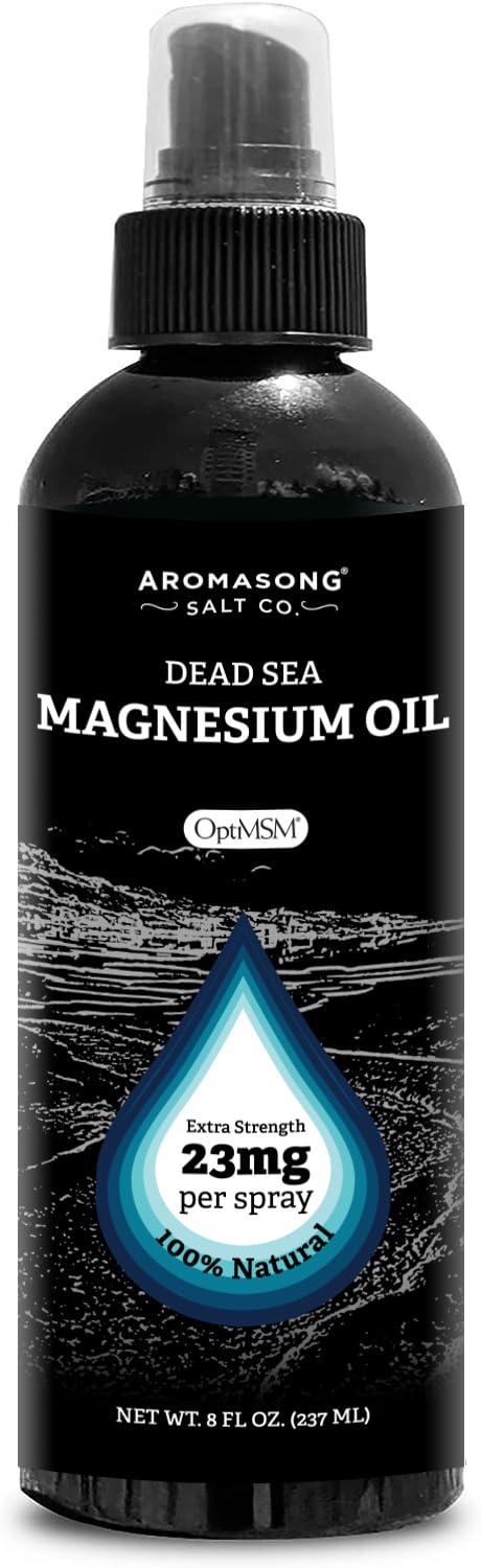 Spray de magnésium Aromasong 8 Oz vue de face
