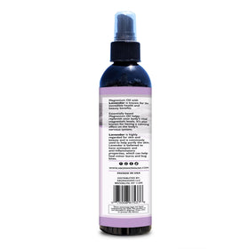 Spray de magnésium Aromasong avec lavande fraîche en arrière-plan