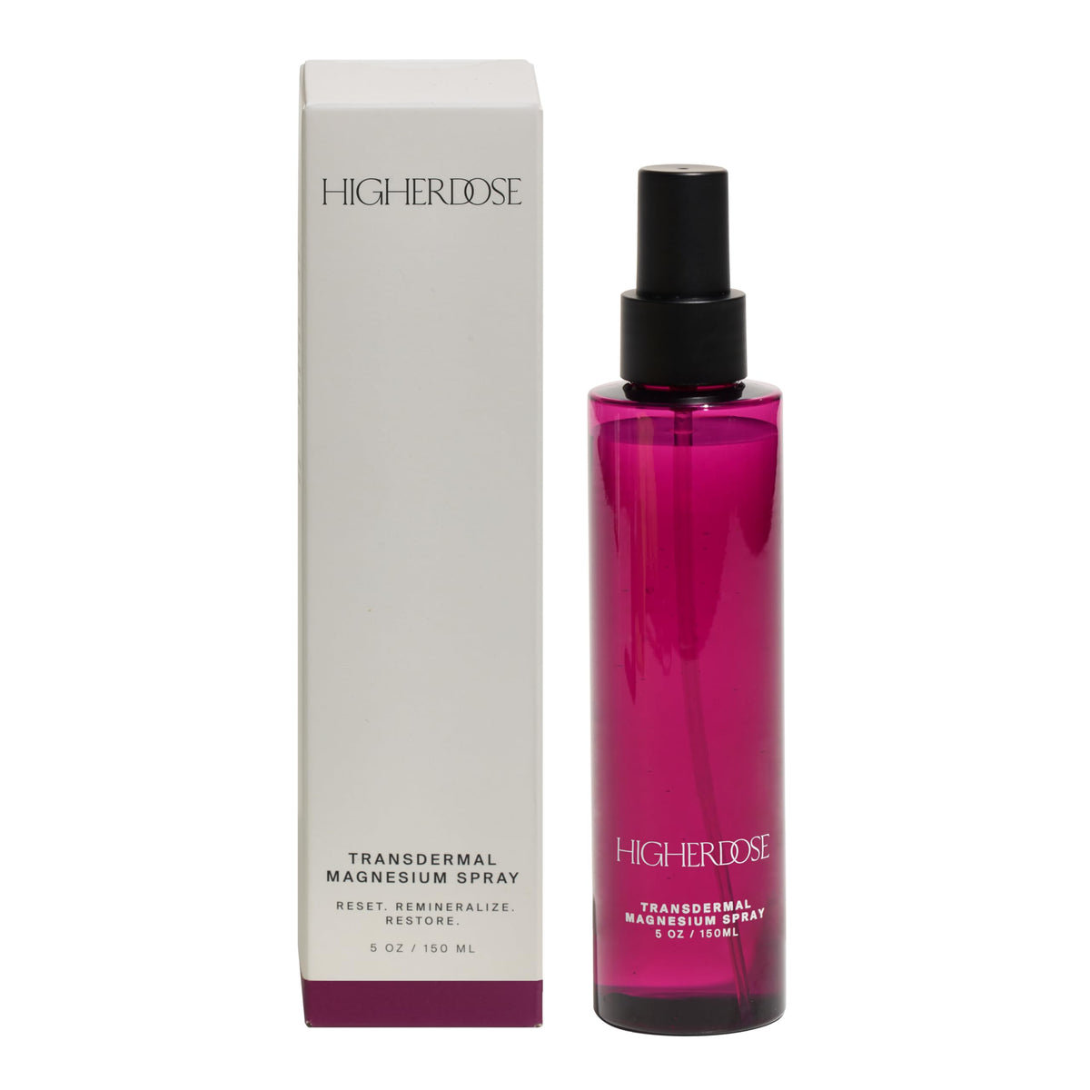 Spray de magnésium HigherDOSE 150 ml vue avant