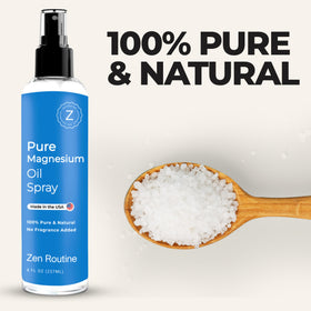 Spray de magnésium pur Zen Routine 240 ml, vue de dos