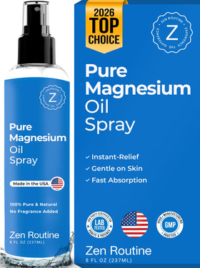 Spray de magnésium pur Zen Routine 240 ml, vue de face