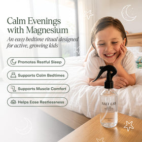 Spray de magnésium SALT LAB pour enfants 200g avec bouchon