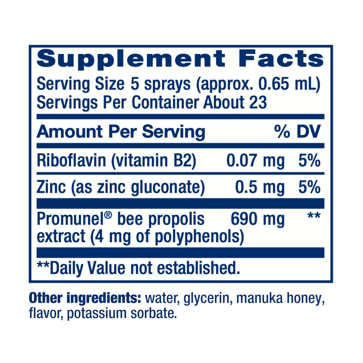 Spray de Propolis Life Extension 15 mL avec bouchon