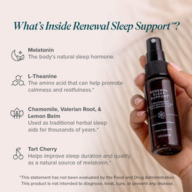 Spray Isagenix Renewal Melatonin 60 ml en situation de voyage