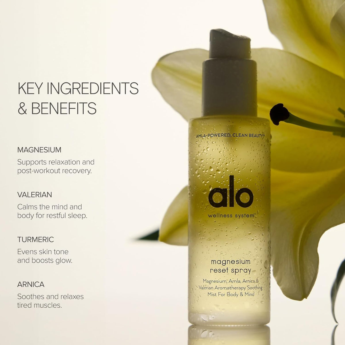 Spray Magnésium Reset Alo 90 ml avec flacon