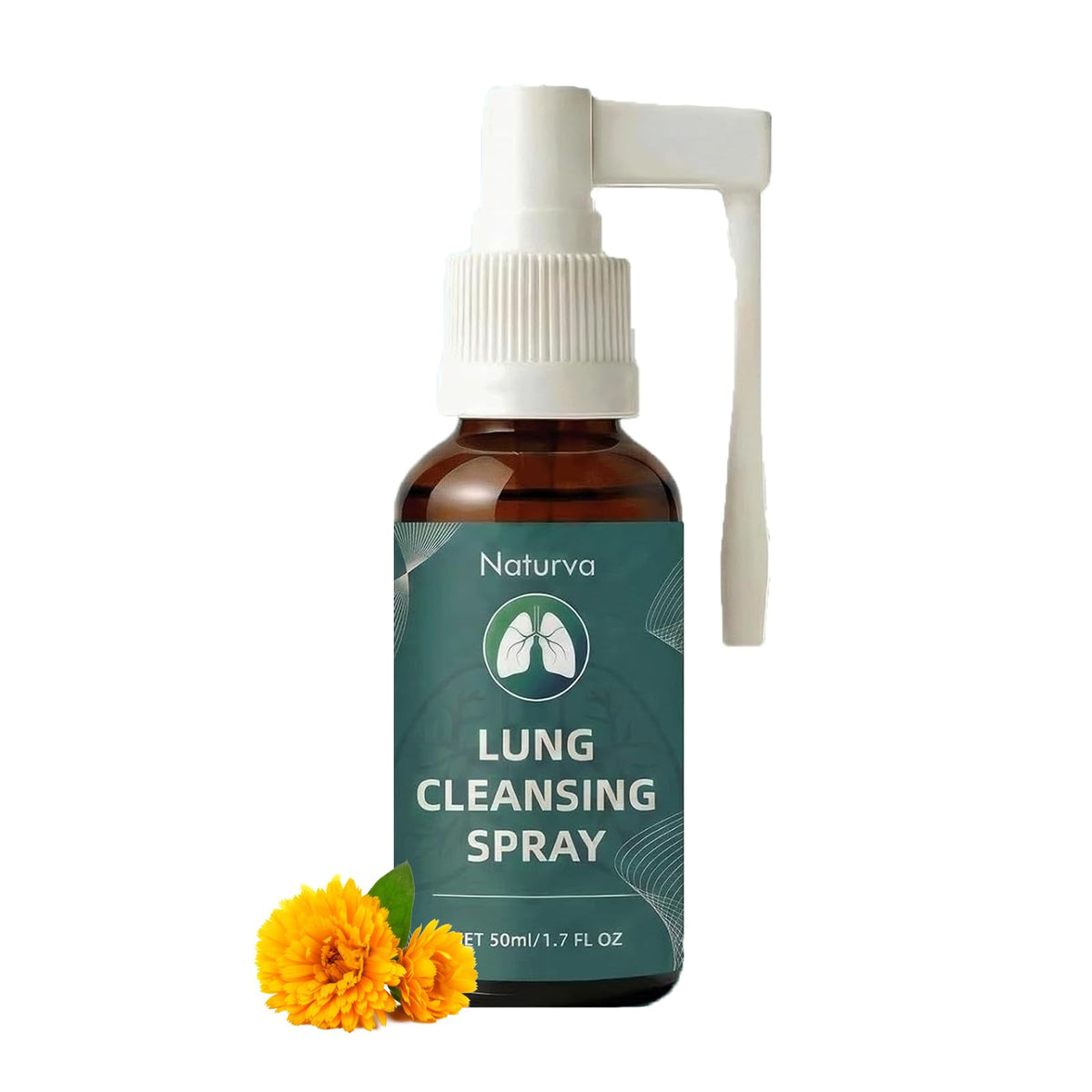 Spray Purifiant des Poumons Naturva 59g vue de face