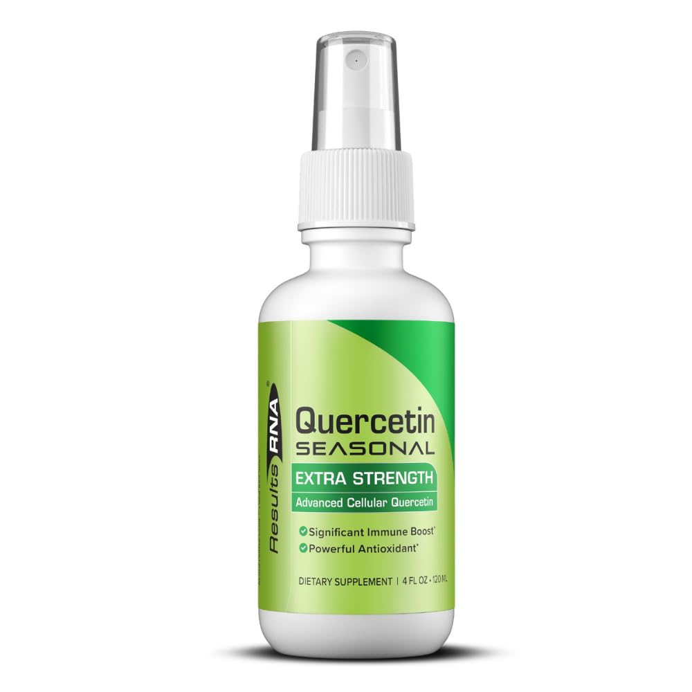 Spray Quercetin Seasonal de Results RNA vue avant avec étiquette
