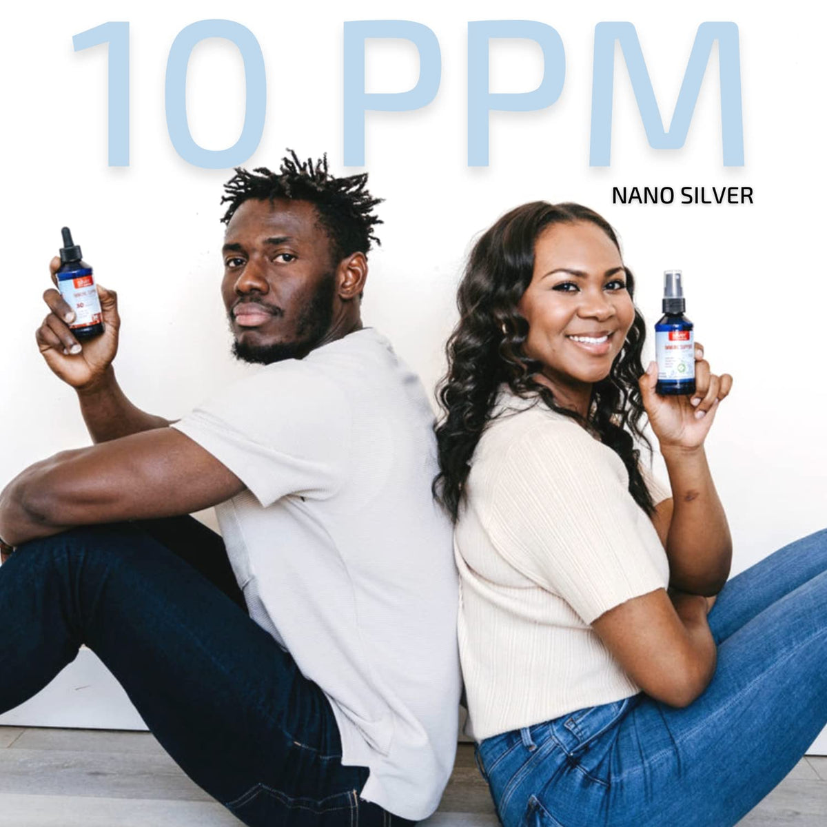 Spray Silver Biotics 10 PPM avec son bouchon