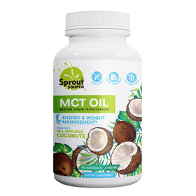 Sprout Source Gélules d'Huile MCT 1000mg - vue de l'emballage