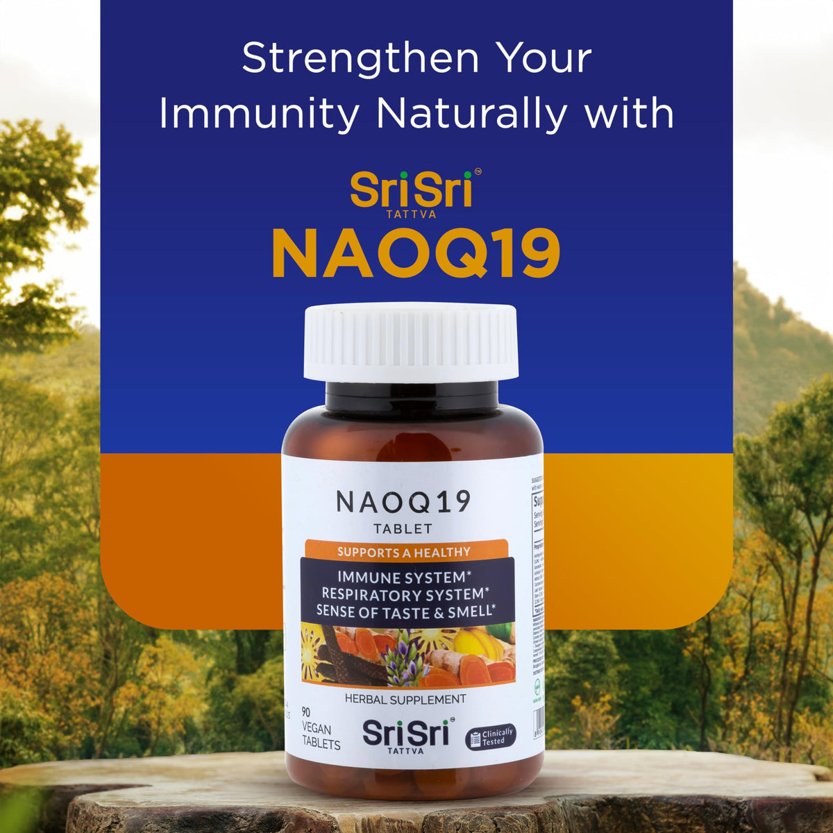 Sri Sri Products NAOQ19 complément alimentaire 90 capsules en utilisation
