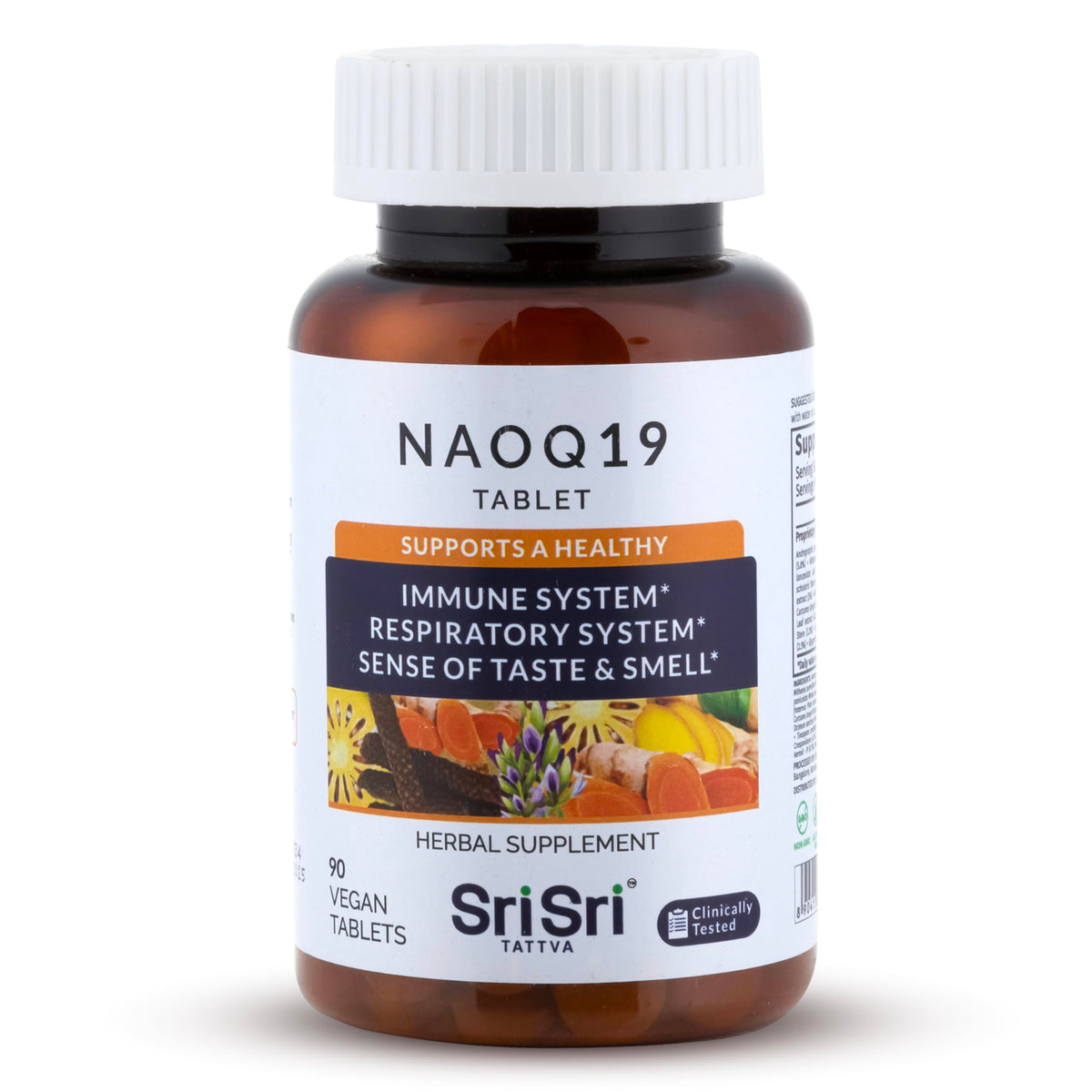 Sri Sri Products NAOQ19 complément alimentaire 90 capsules vue de face