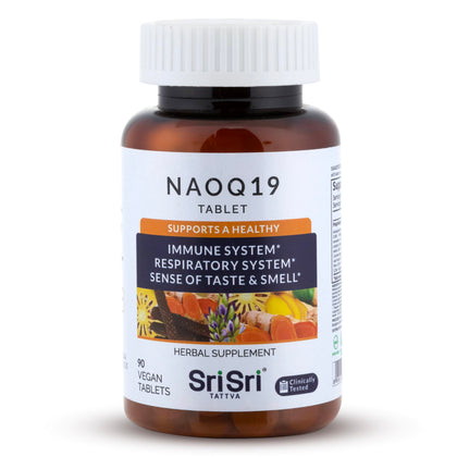 Sri Sri Products NAOQ19 complément alimentaire 90 capsules vue de face