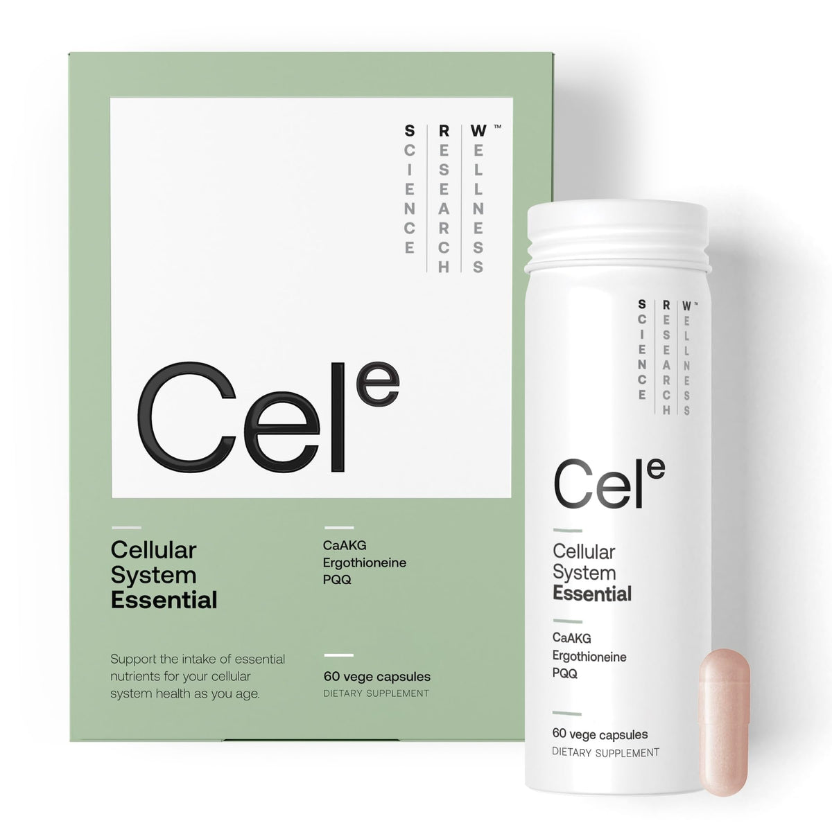 SRW Cel Essential 60 capsules vue de face avec étiquette