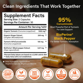 SS SLEEVE STARS complément curcuma 1000mg avec capsules