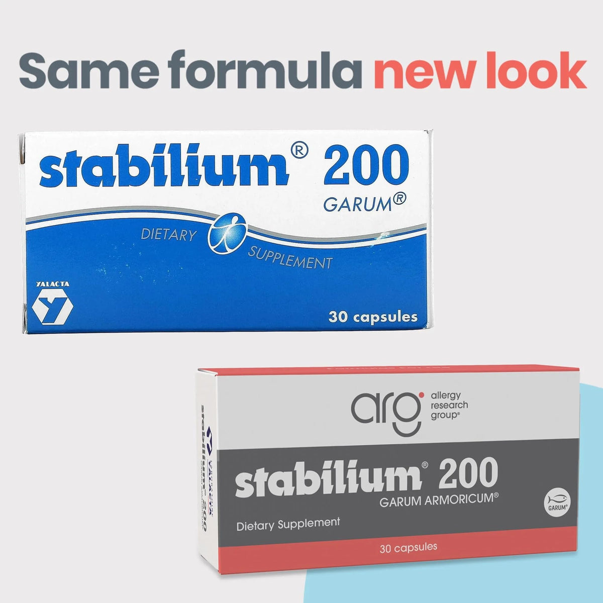 Stabilium 200, dos de la boîte avec informations nutritionnelles