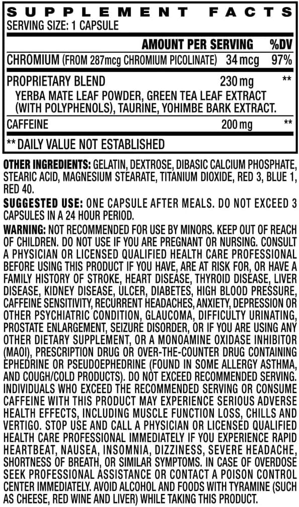 Stacker 3 XPLC Complément Alimentaire 100g Capsules et emballage