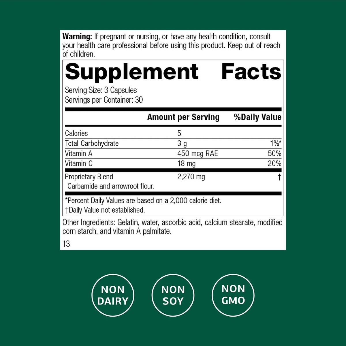 Standard Process A-C Carbamide 90 capsules emballage