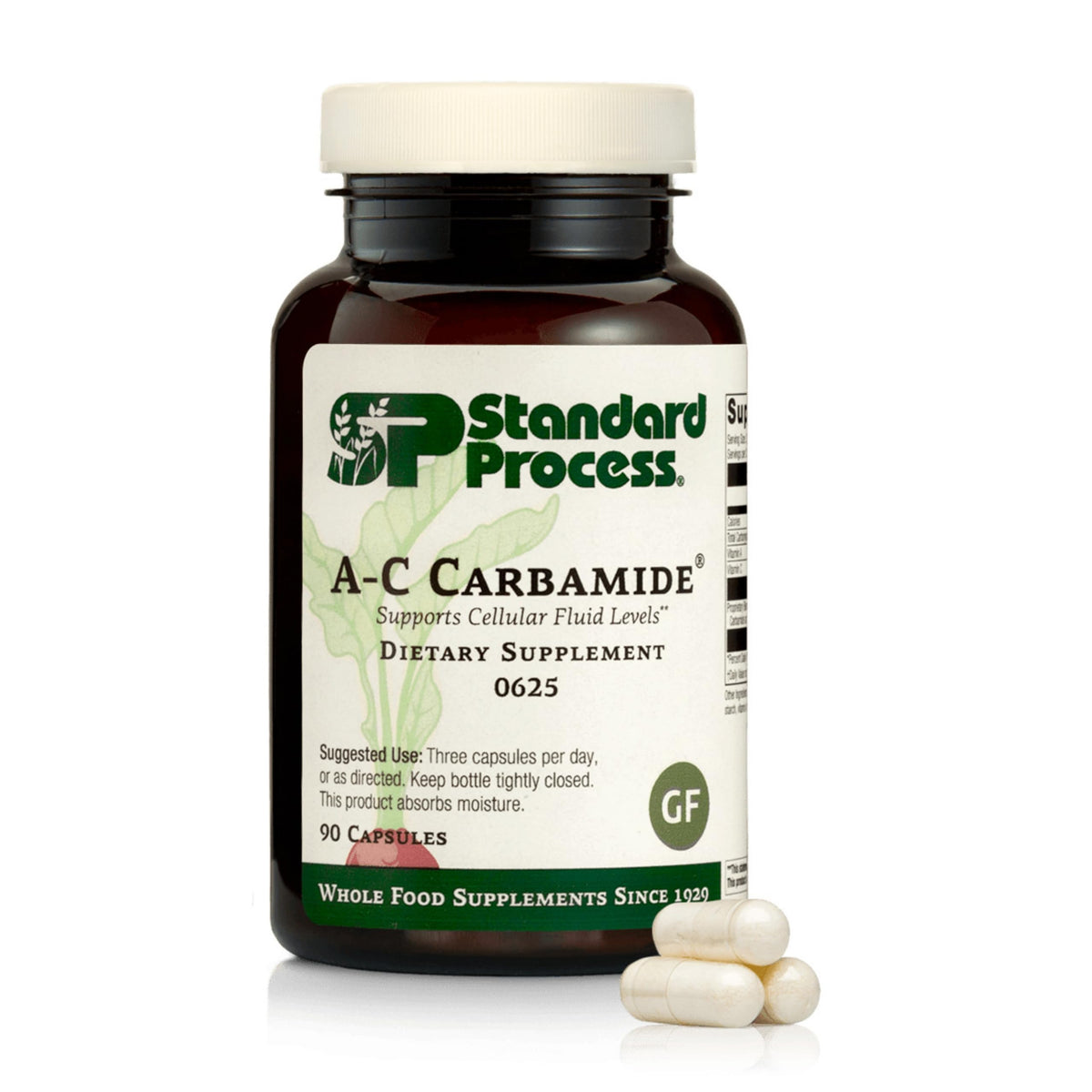 Standard Process A-C Carbamide 90 capsules vue de face