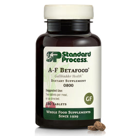 Standard Process A-F Betafood comprimés 180 devant l'emballage