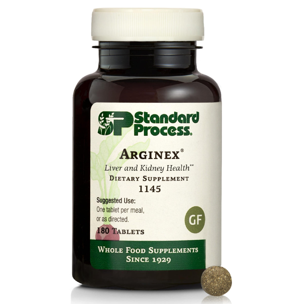 Standard Process Arginex 180 Comprimés vue de face