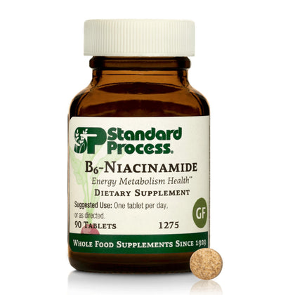 Standard Process B6-Niacinamide 90 tablettes vue de face
