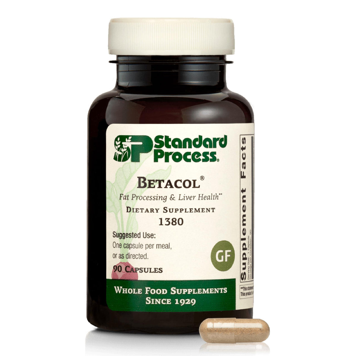 Standard Process Betacol 90 capsules vue de face