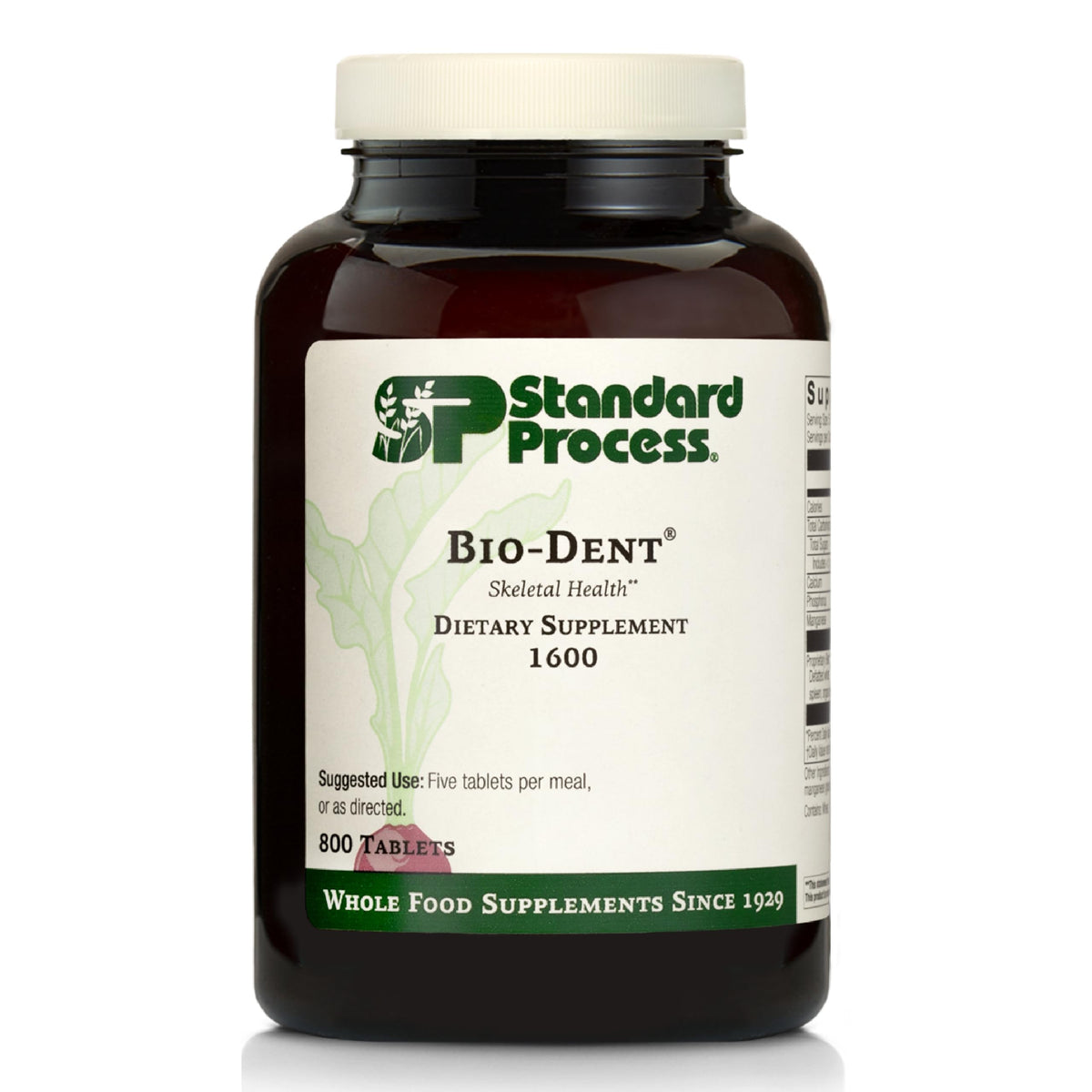 Standard Process Bio-Dent 800 comprimés vue de face