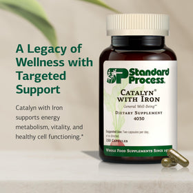 Standard Process Catalyn avec Fer 150 capsules côté
