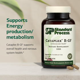 Standard Process Cataplex B-GF 360 comprimés étiquette