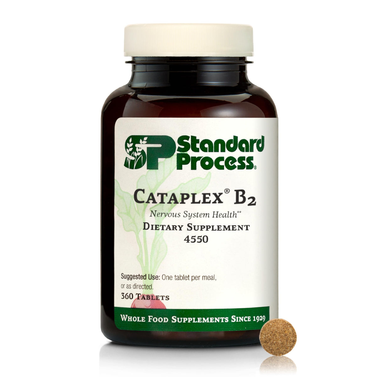 Standard Process Cataplex B2 360 comprimés vue de face