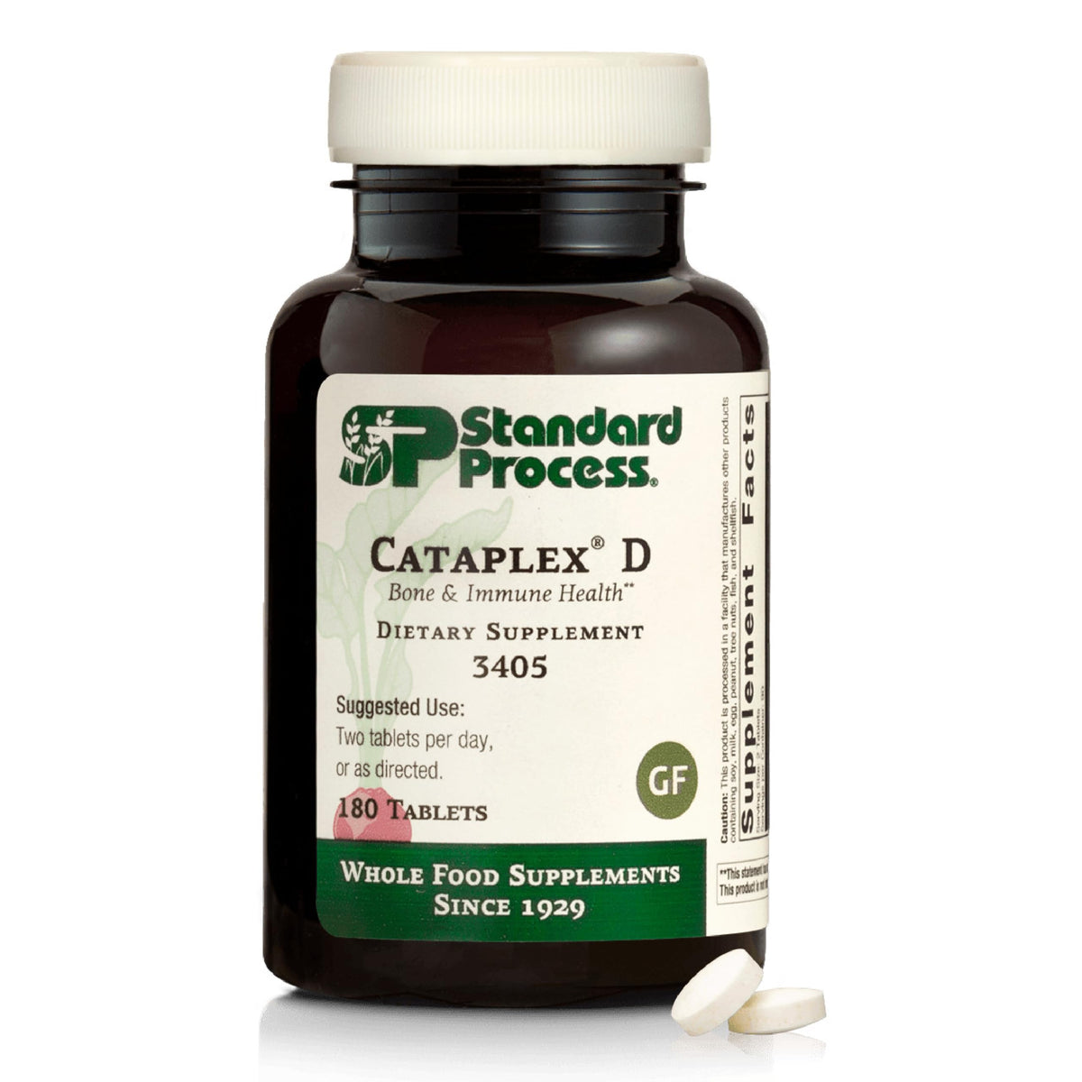 Standard Process Cataplex D 180 comprimés vue avant