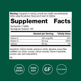 Standard Process Cataplex D emballage et informations nutritionnelles