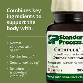 Standard Process Cataplex E2 ingrédients détaillés