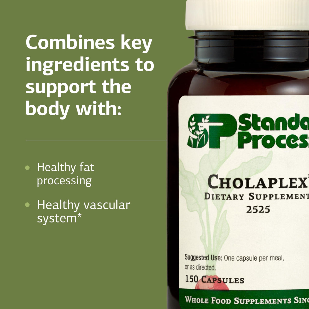 Standard Process Cholaplex emballage avec description