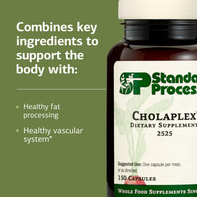 Standard Process Cholaplex emballage avec description
