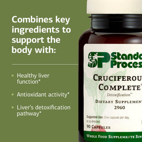 Standard Process Cruciferous Complete avec chou frisé et choux de Bruxelles