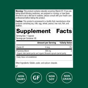 Standard Process Cruciferous Complete boîtage et capsules