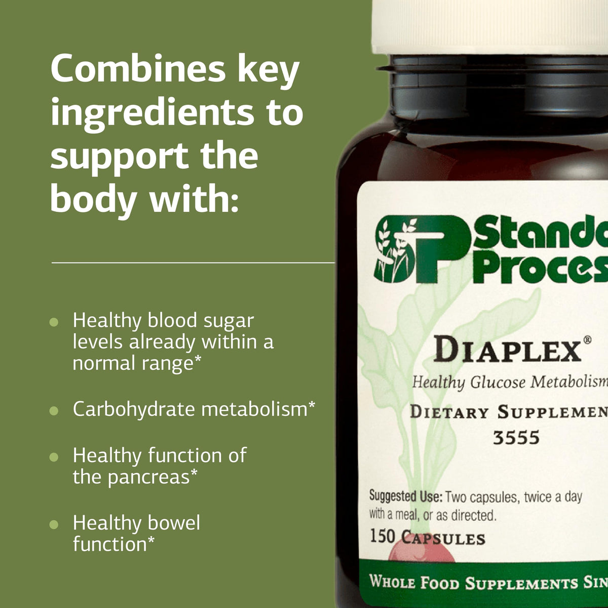 Standard Process Diaplex 150 capsules dans un environnement de santé
