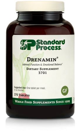 Standard Process Drenamin 270 comprimés vue de face