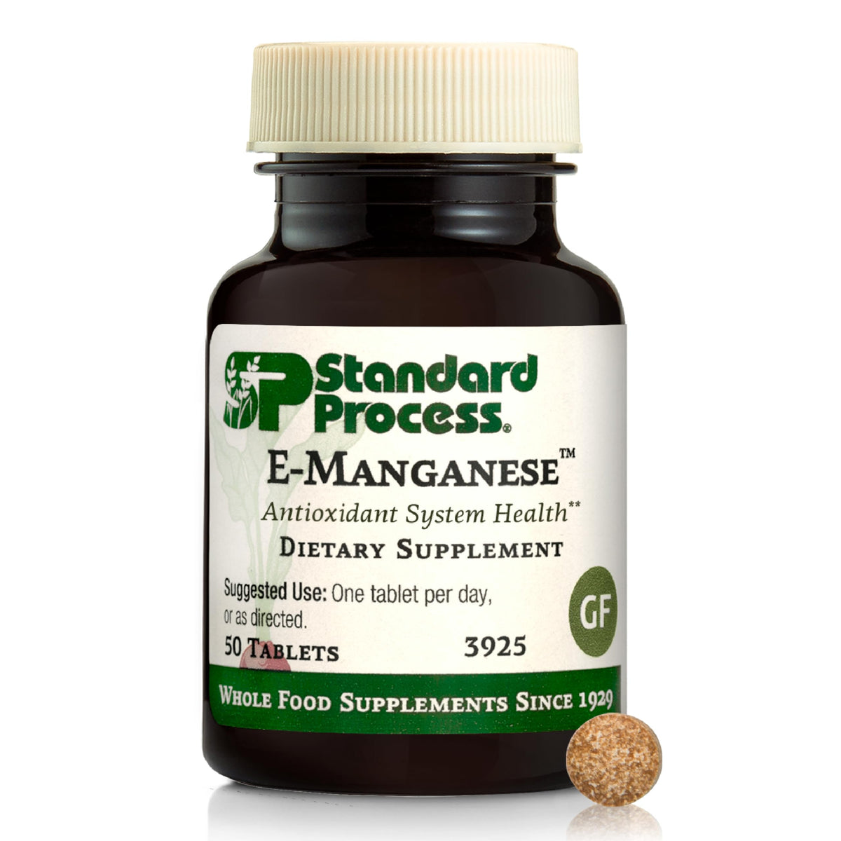 Standard Process E-Manganese 50 Tablettes vue avant