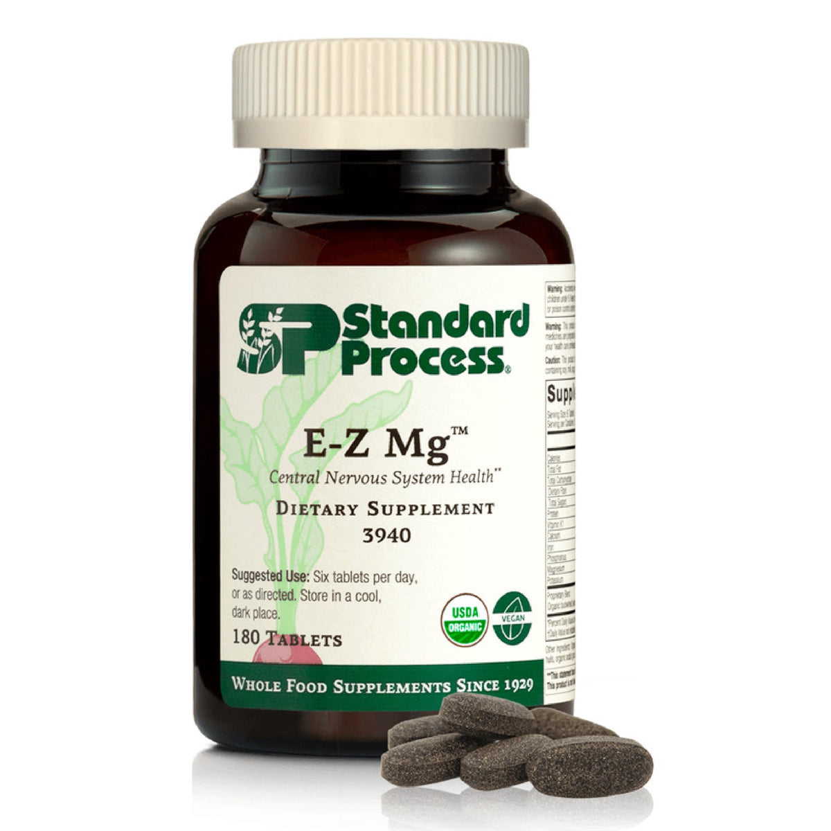 Standard Process E-Z Mg 180 comprimés vue avant