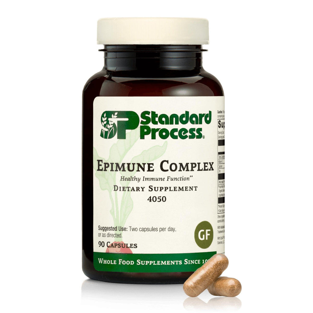 Standard Process Epimune Complex 90 capsules, vue de face