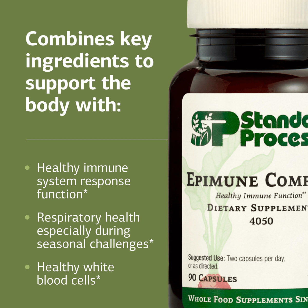Standard Process Epimune Complex, vue de côté