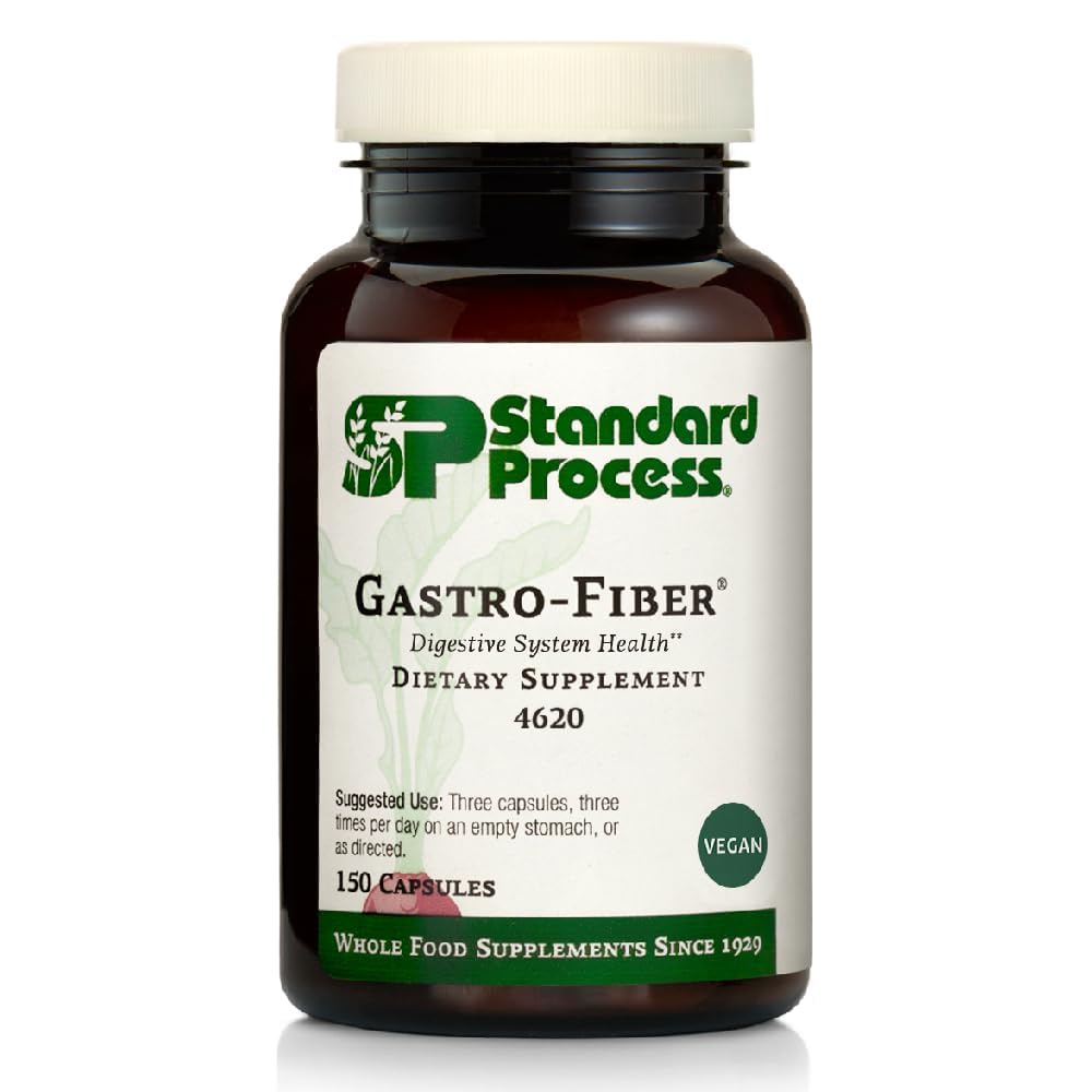 Standard Process Gastro-Fiber 150 capsules vue avant du flacon