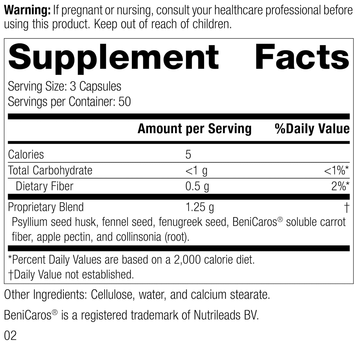 Standard Process Gastro-Fiber capsules en gros plan