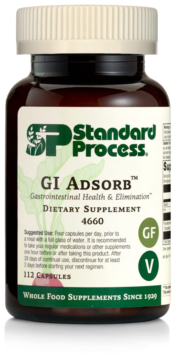 Standard Process GI Adsorb 112 capsules vue de face