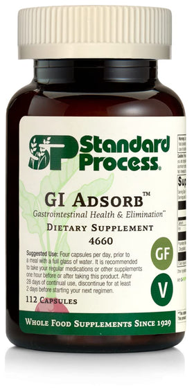 Standard Process GI Adsorb 112 capsules vue de face