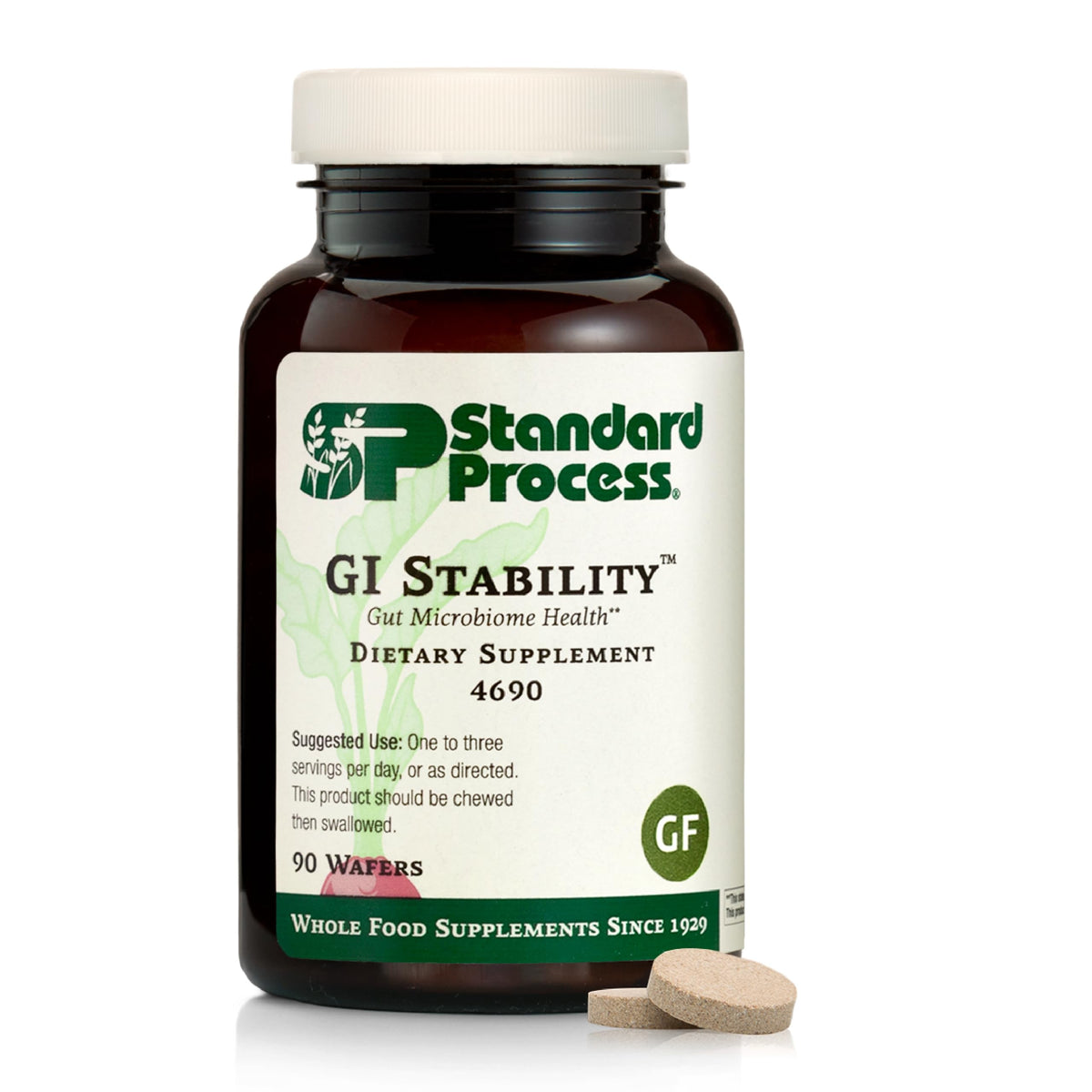 Standard Process GI Stability 90 comprimés, vue de face