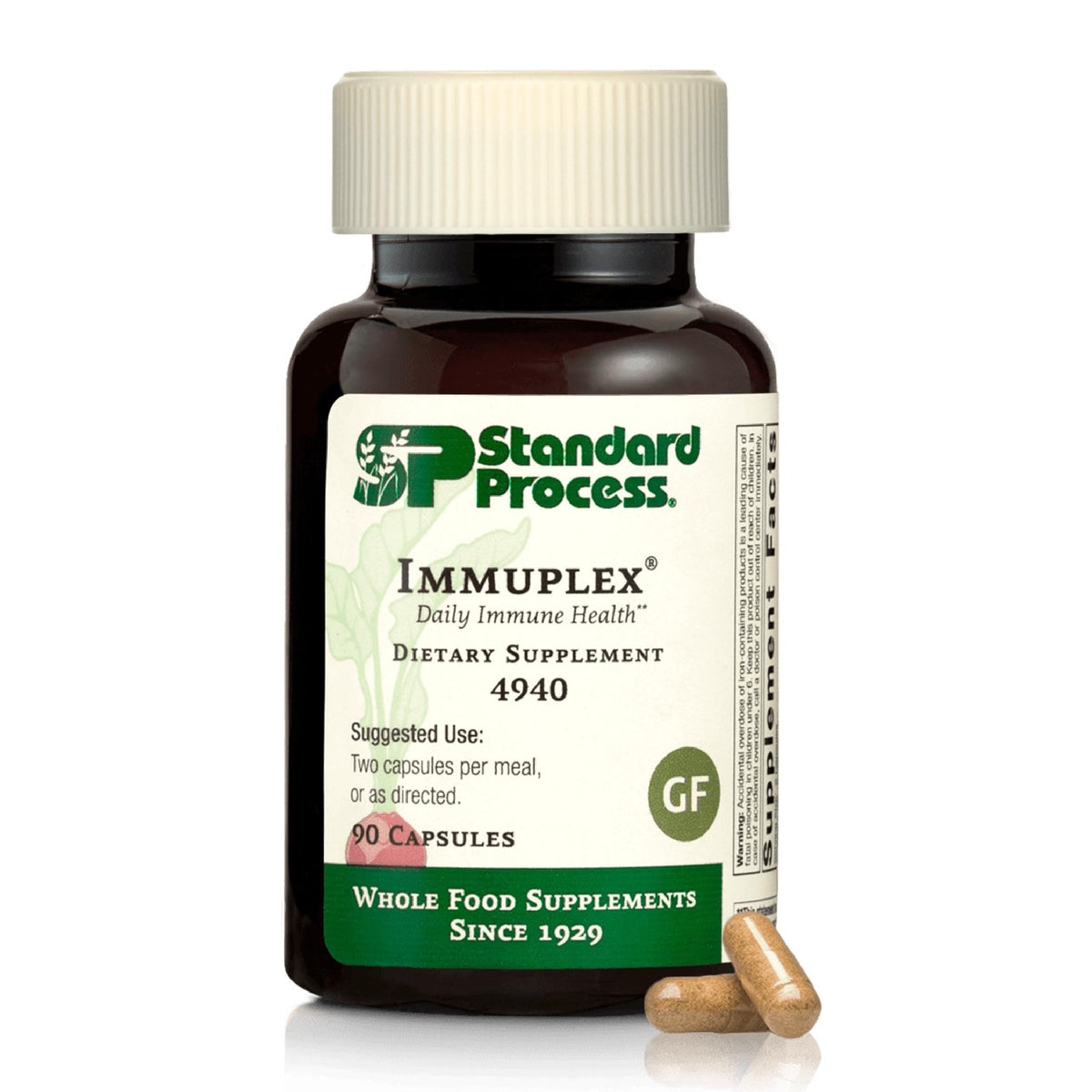 Standard Process Immuplex 90 capsules vue de face