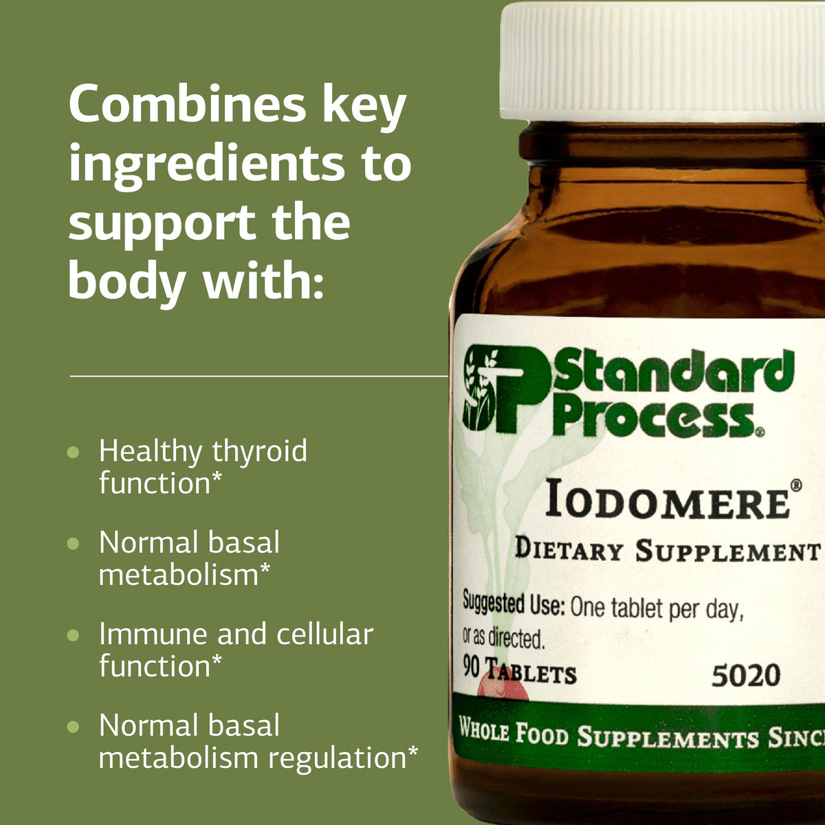 Standard Process Iodomere 90 tablettes, prise en main